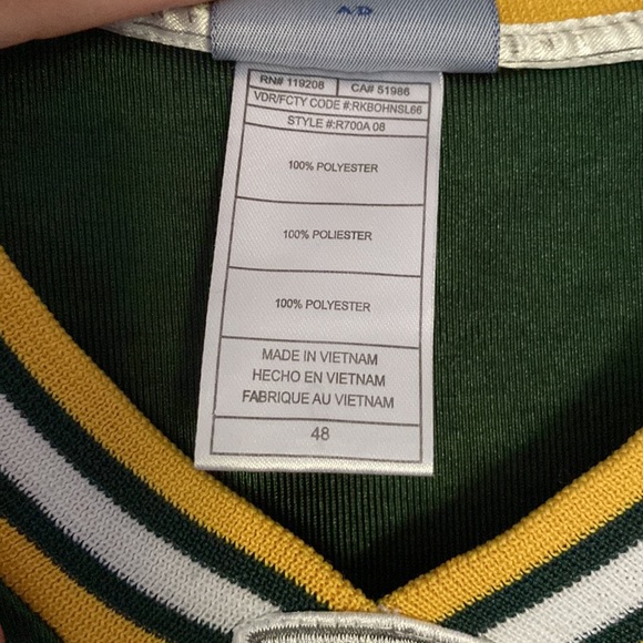 Green Bay Packers Jersey. Aaron Rodgers. Reebok NFL Jersey. Size 48. - Picture 6 of 8